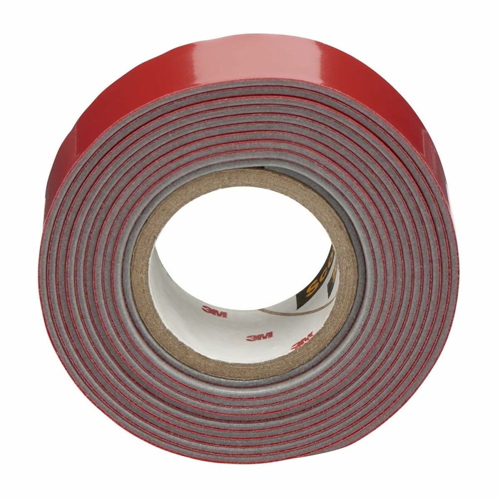 Double Sided Tape Scotch 19 mm x 1,5 m Black Red Grey