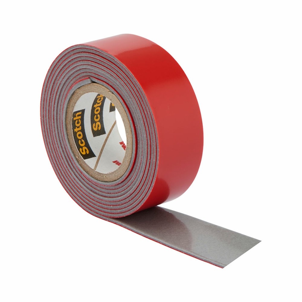 Double Sided Tape Scotch 19 mm x 1,5 m Black Red Grey