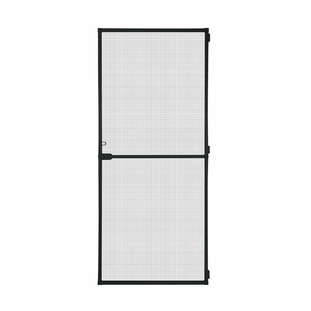 Fliegenvorhang Schellenberg Türen Mit Rahmen Fiberglas Schwarz Aluminium (100 x 210 cm)