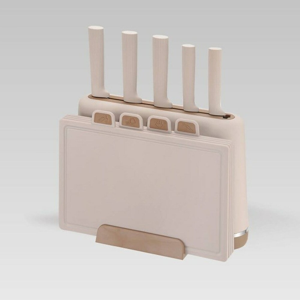 Küchenmesserset und Halterung Feel Maestro MR-1412-BEIGE