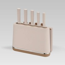 Set of Kitchen Knives and Stand Feel Maestro MR-1412-BEIGE
