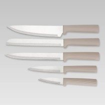 Küchenmesserset und Halterung Feel Maestro MR-1412-BEIGE