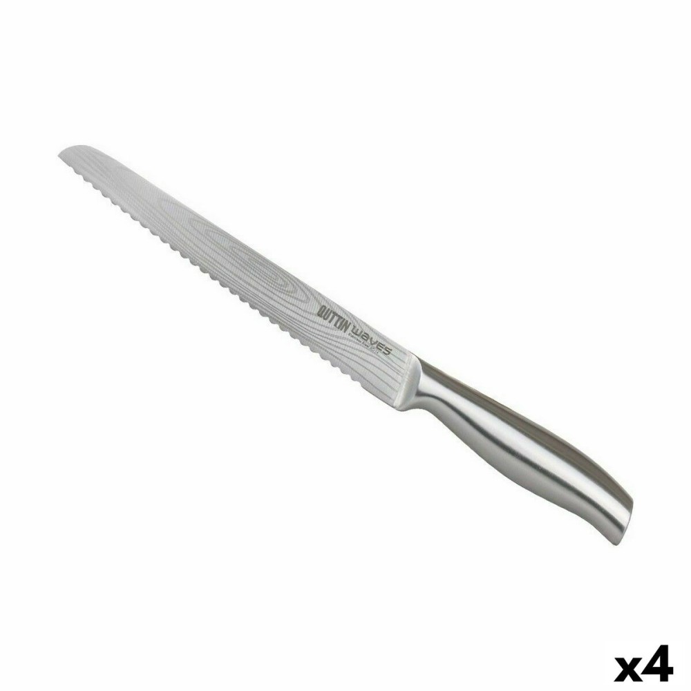 Couteau à pain Quttin Waves 20 cm (4 Unités)