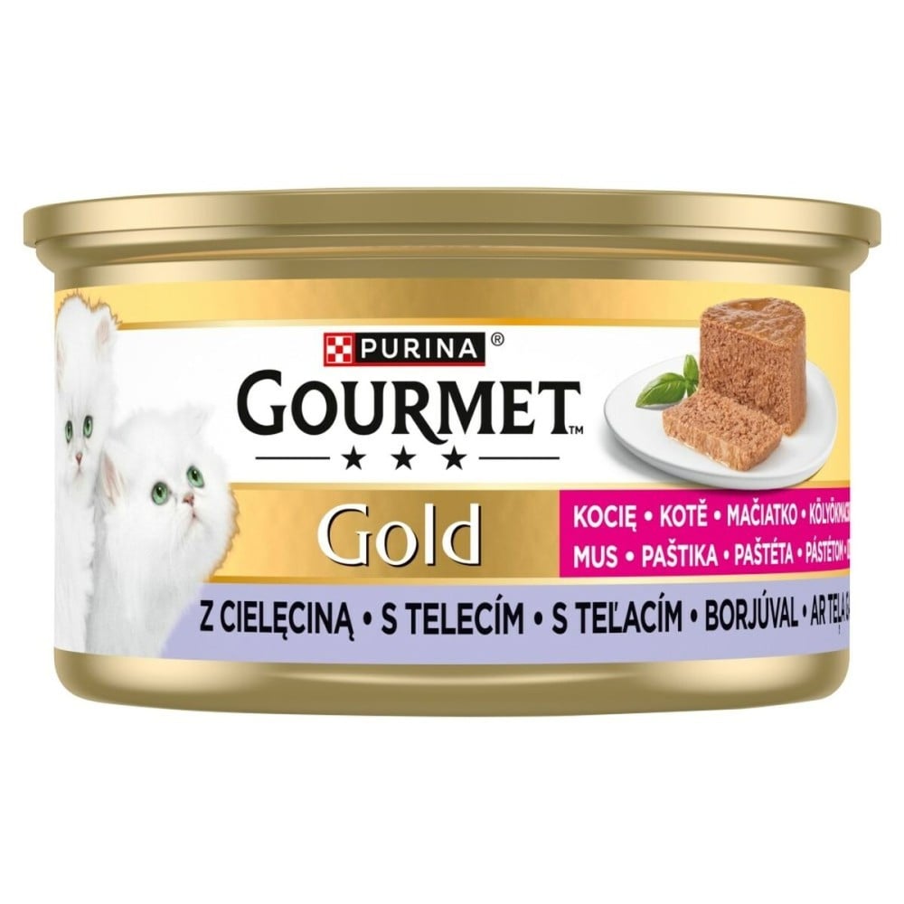 Cat food Purina Gourmet Gold Kitten Veal mousse 85 g