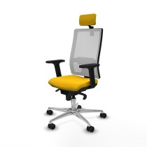 Office Chair with Headrest Piqueras y Crespo 2D086N2 Yellow