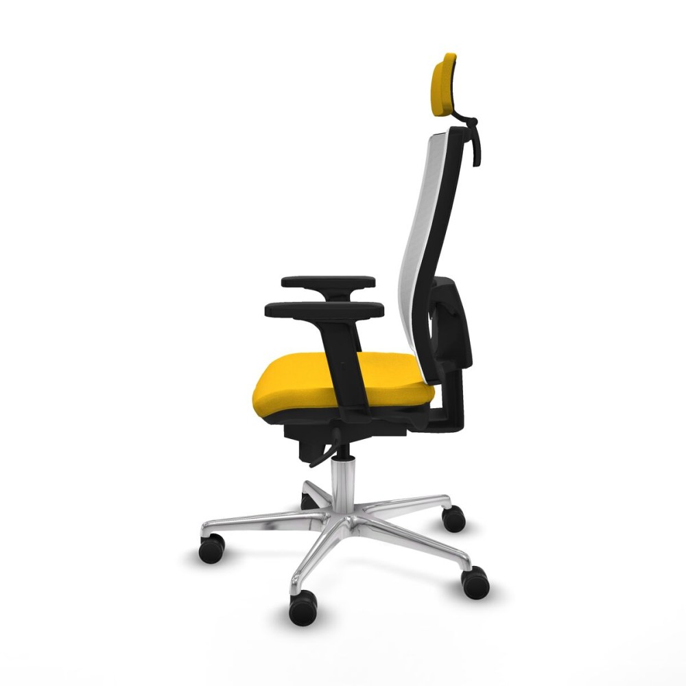 Office Chair with Headrest Piqueras y Crespo 2D086N2 Yellow