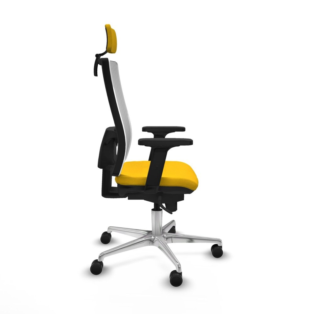 Office Chair with Headrest Piqueras y Crespo 2D086N2 Yellow