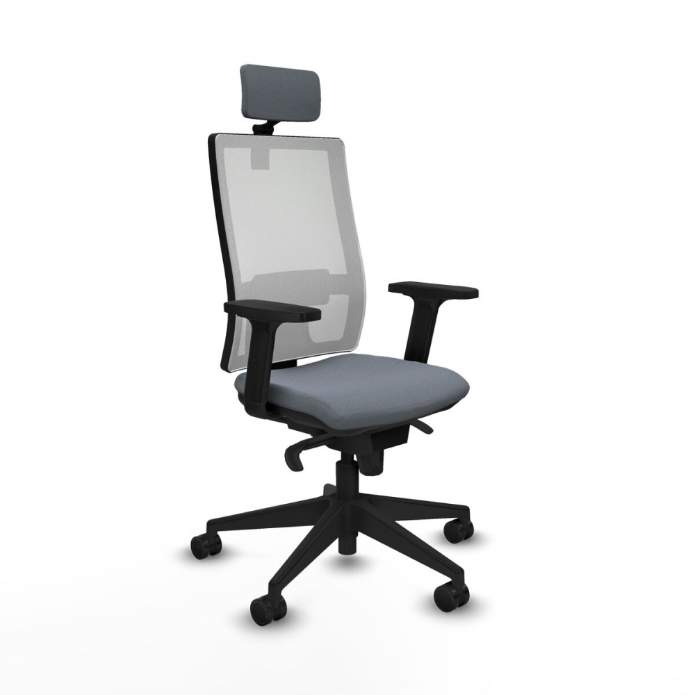 Office Chair with Headrest Piqueras y Crespo 2D066N2 Grey