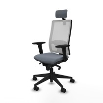 Office Chair with Headrest Piqueras y Crespo 2D066N2 Grey