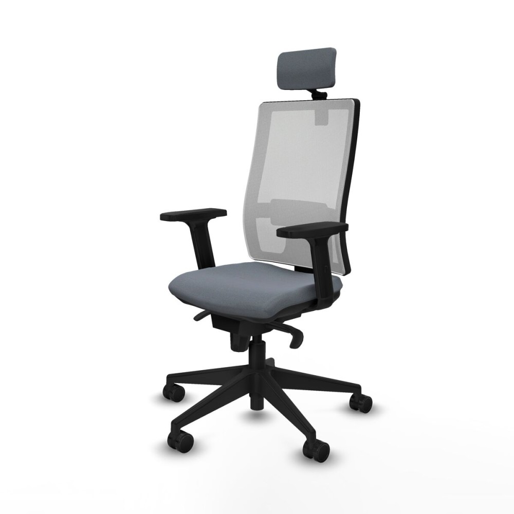 Office Chair with Headrest Piqueras y Crespo 2D066N2 Grey