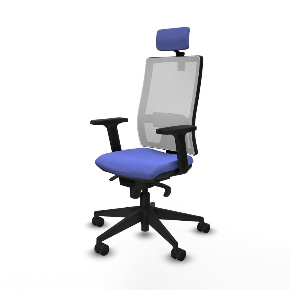 Chaise de Bureau avec Appui-tête Piqueras y Crespo 2D066N2 Bleu clair