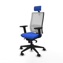 Office Chair with Headrest Piqueras y Crespo 2D066N2 Blue