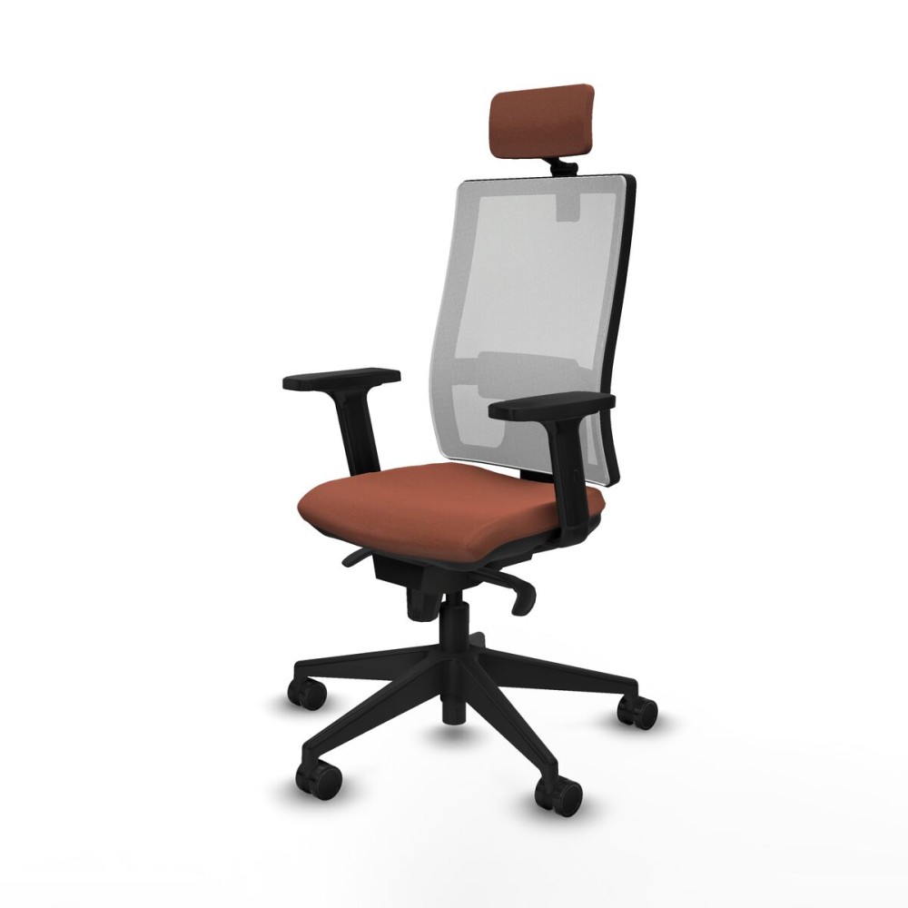 Office Chair with Headrest Piqueras y Crespo 2D066N2 White Brown