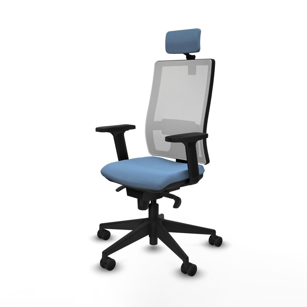 Chaise de Bureau avec Appui-tête Piqueras y Crespo 2D066N2 Bleu ciel