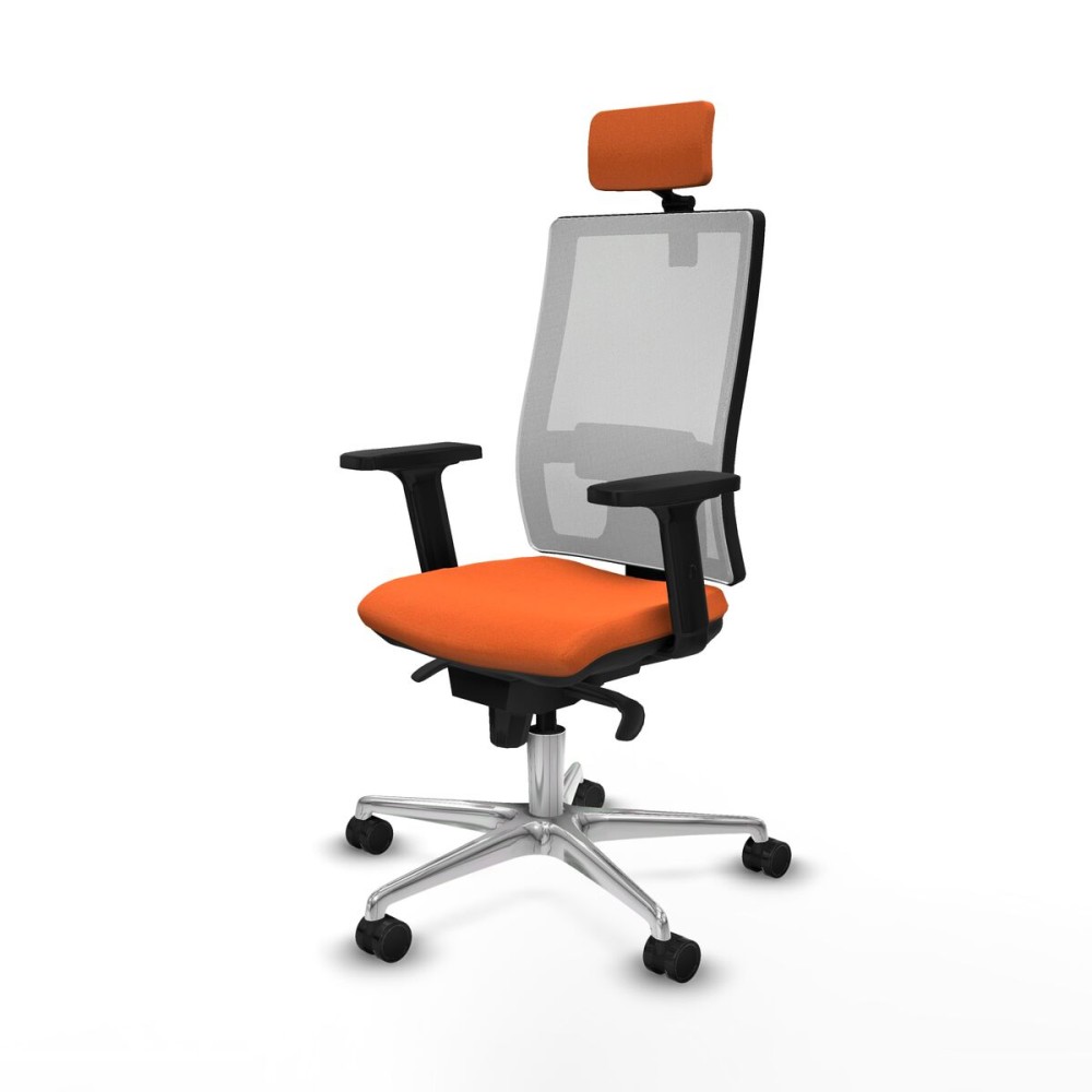 Chaise de Bureau avec Appui-tête Piqueras y Crespo 2D086N2 Orange