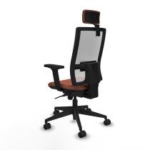 Office Chair with Headrest Piqueras y Crespo 2D066N2 White Brown