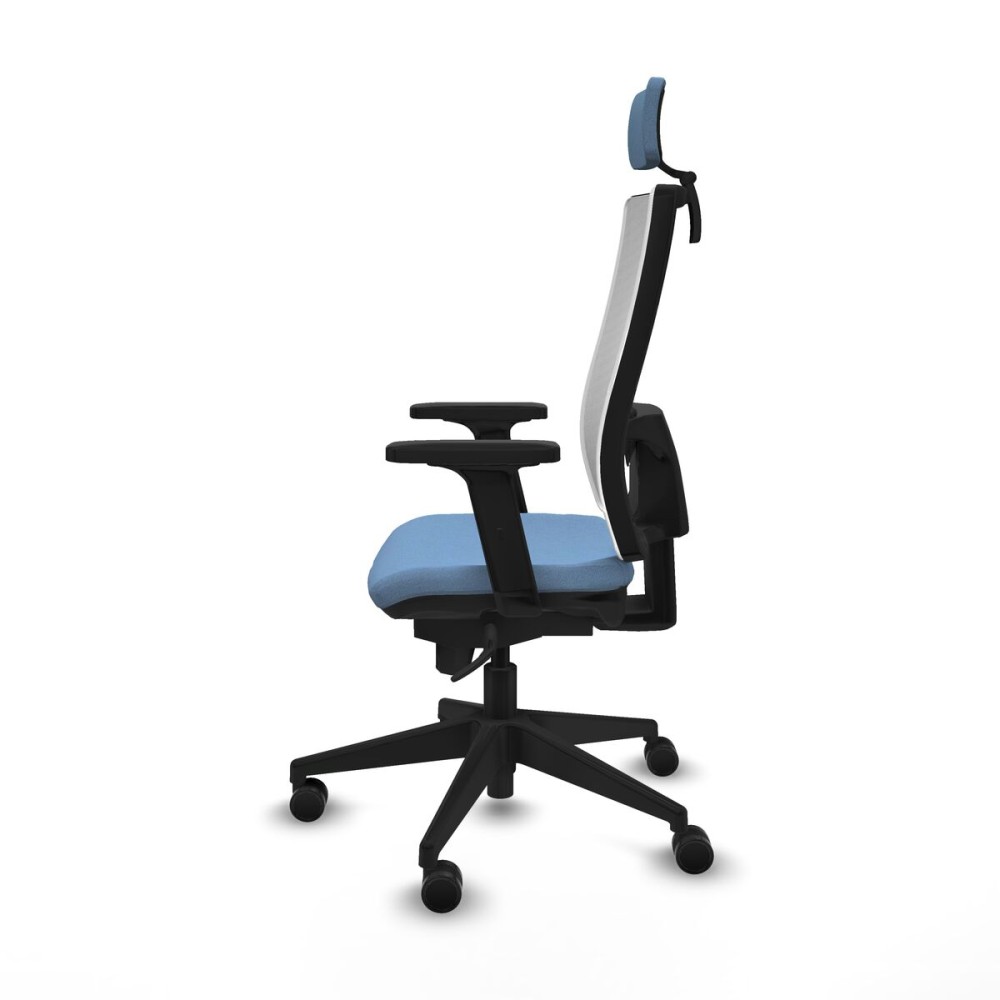 Chaise de Bureau avec Appui-tête Piqueras y Crespo 2D066N2 Bleu ciel