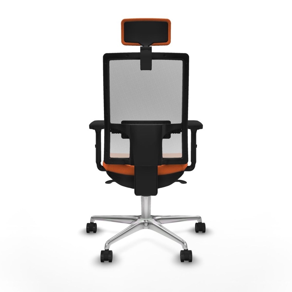 Chaise de Bureau avec Appui-tête Piqueras y Crespo 2D086N2 Orange