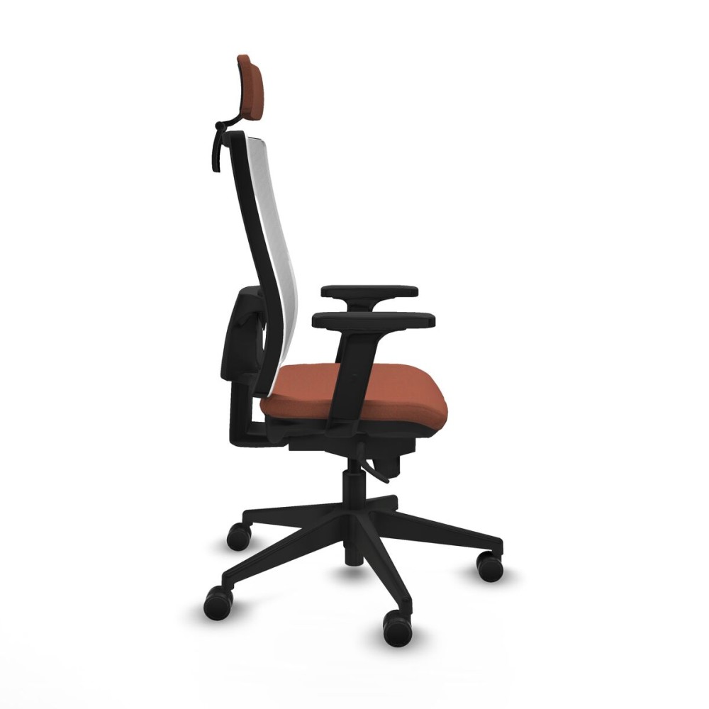 Office Chair with Headrest Piqueras y Crespo 2D066N2 White Brown