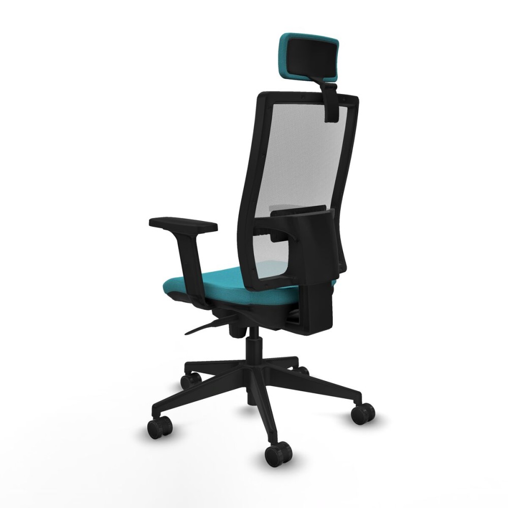 Chaise de Bureau avec Appui-tête Piqueras y Crespo 2D066N2 Turquoise
