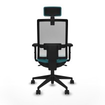 Office Chair with Headrest Piqueras y Crespo 2D066N2 Turquoise