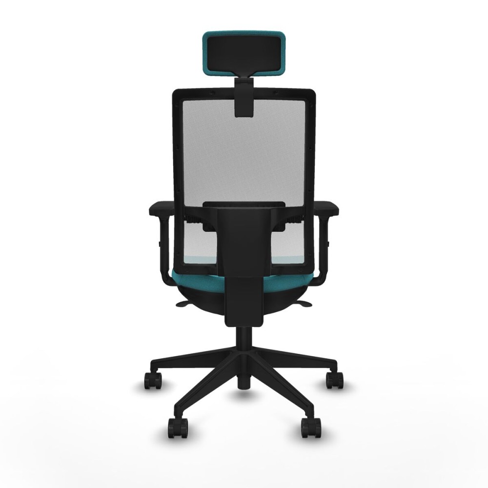 Chaise de Bureau avec Appui-tête Piqueras y Crespo 2D066N2 Turquoise
