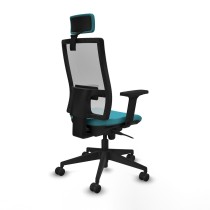 Chaise de Bureau avec Appui-tête Piqueras y Crespo 2D066N2 Turquoise