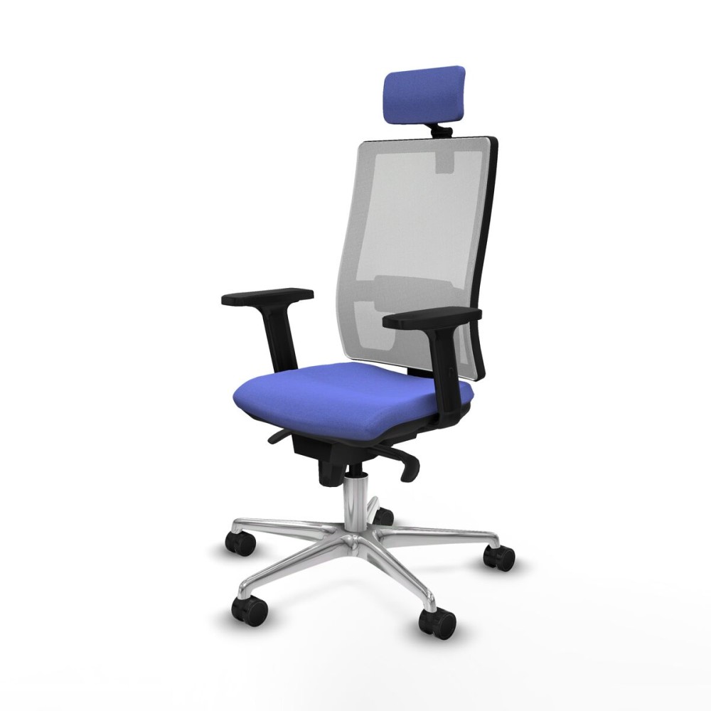 Chaise de Bureau avec Appui-tête Piqueras y Crespo 2D086N2 Bleu clair