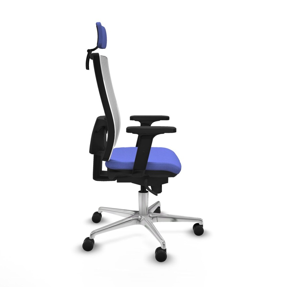 Chaise de Bureau avec Appui-tête Piqueras y Crespo 2D086N2 Bleu clair