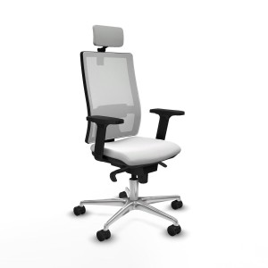 Bürostuhl mit Kopfstütze Piqueras y Crespo 2D086N2 Weiß