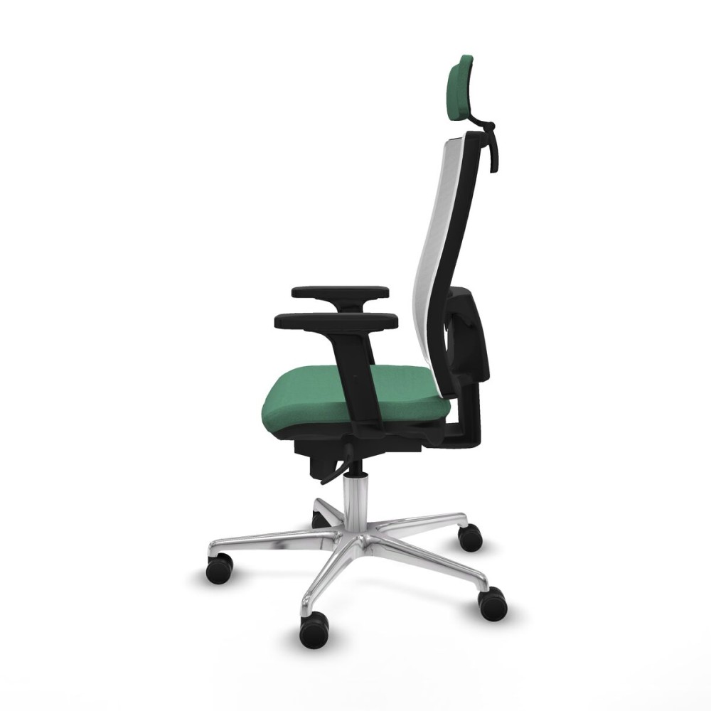 Chaise de Bureau avec Appui-tête Piqueras y Crespo 2D086N2 Vert émeraude