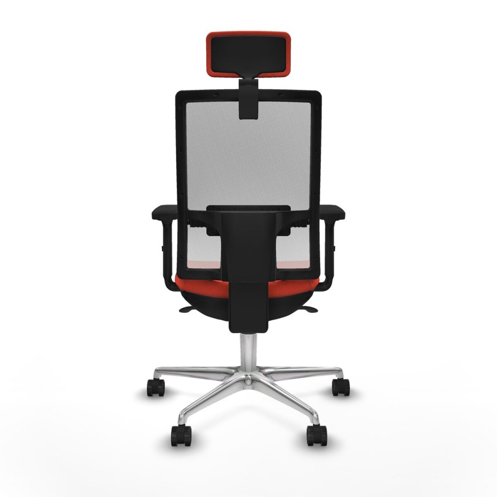 Office Chair with Headrest Piqueras y Crespo 2D086N2 Dark Orange