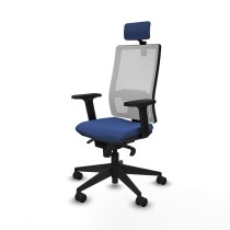 Bürostuhl mit Kopfstütze Piqueras y Crespo 2D066N2 Marineblau