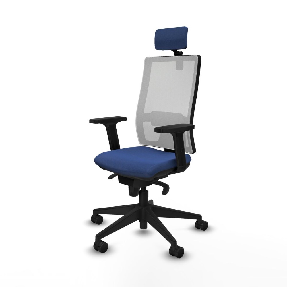 Bürostuhl mit Kopfstütze Piqueras y Crespo 2D066N2 Marineblau