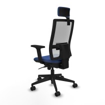 Bürostuhl mit Kopfstütze Piqueras y Crespo 2D066N2 Marineblau