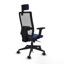 Bürostuhl mit Kopfstütze Piqueras y Crespo 2D066N2 Marineblau