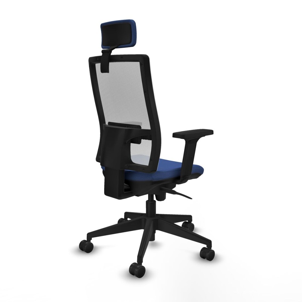 Bürostuhl mit Kopfstütze Piqueras y Crespo 2D066N2 Marineblau