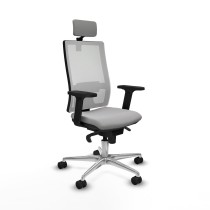 Office Chair with Headrest Piqueras y Crespo 2D086N2 Light grey