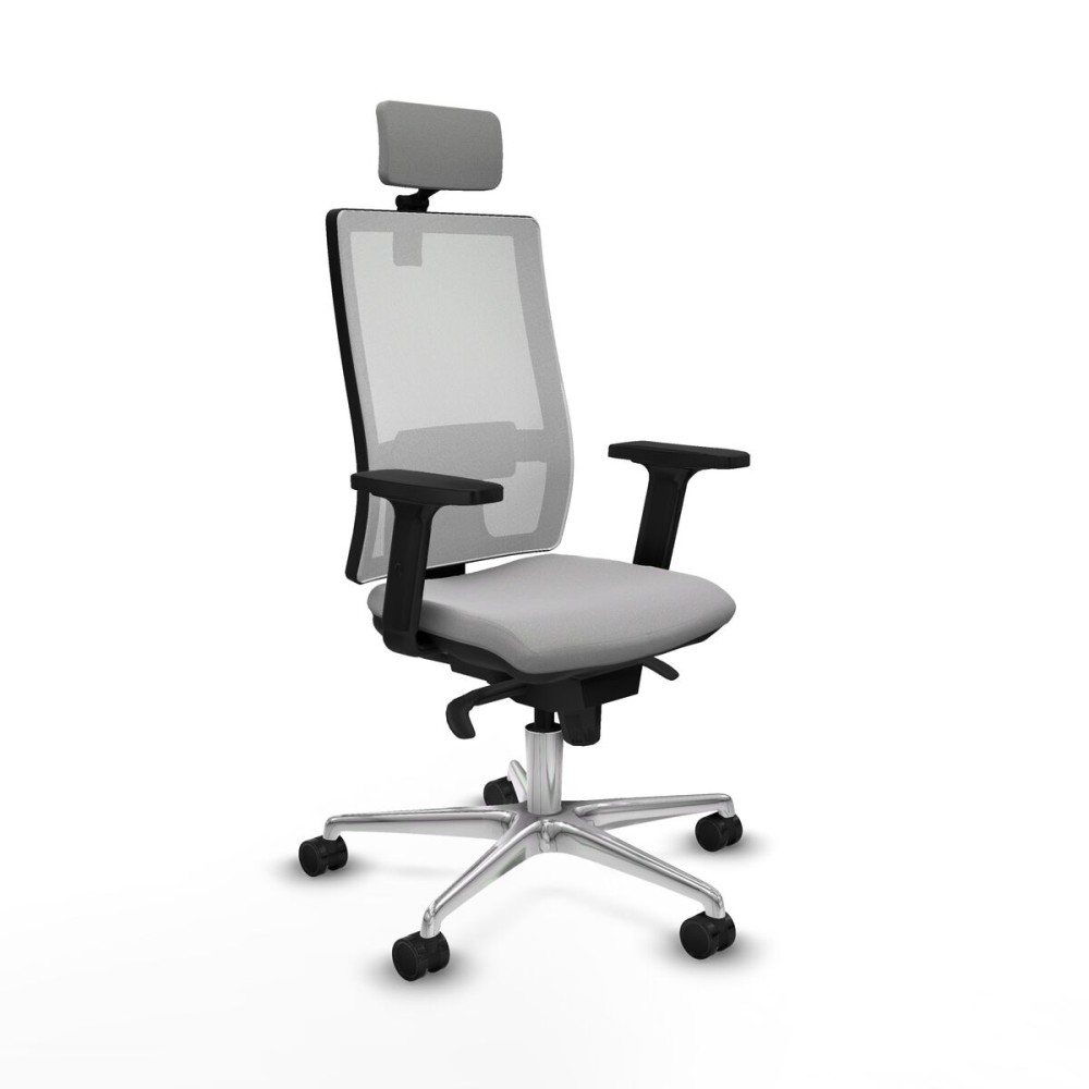 Office Chair with Headrest Piqueras y Crespo 2D086N2 Light grey