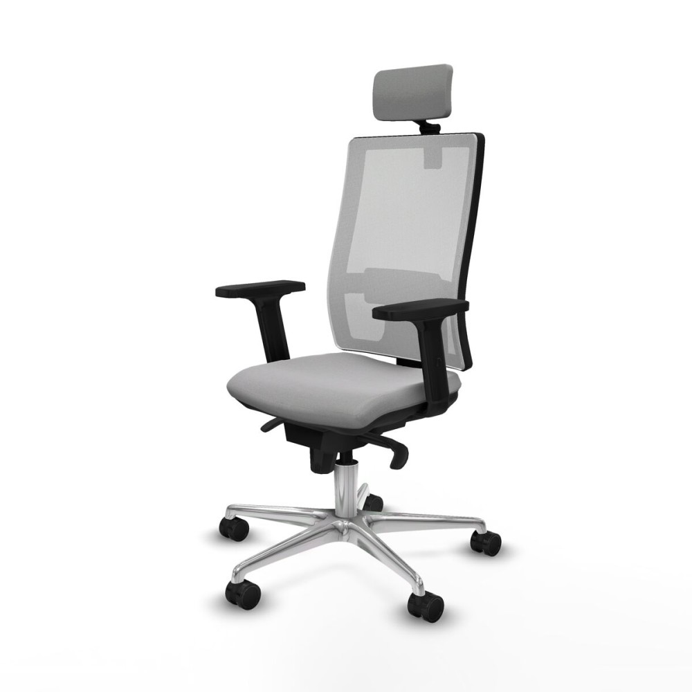 Office Chair with Headrest Piqueras y Crespo 2D086N2 Light grey