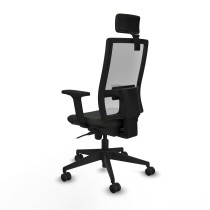 Bürostuhl mit Kopfstütze Piqueras y Crespo 2D066N2 Schwarz