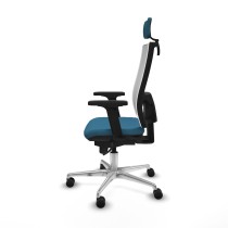 Chaise de Bureau avec Appui-tête Piqueras y Crespo 2D086N2 Blanc Vert pétrole