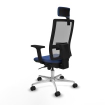 Office Chair with Headrest Piqueras y Crespo 2D086N2 Navy Blue