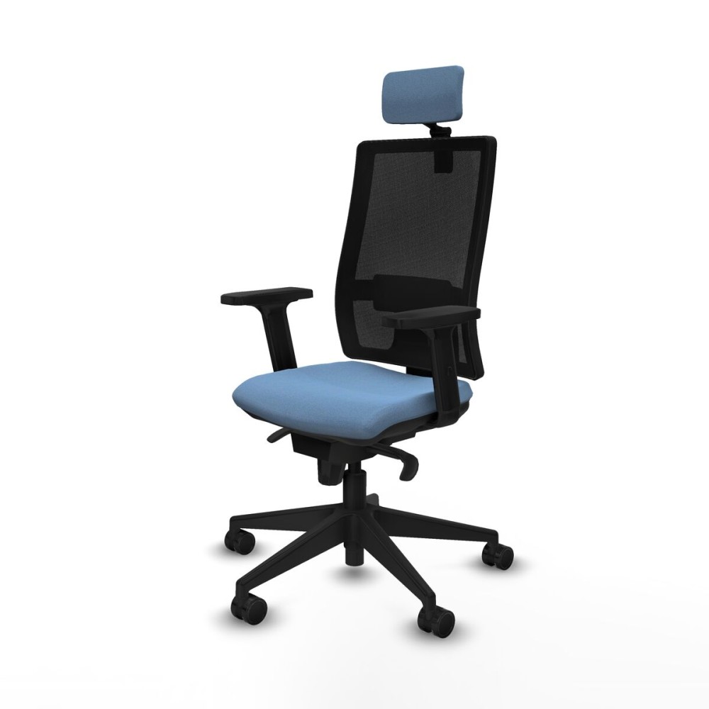 Office Chair with Headrest Piqueras y Crespo 2D066N2 Sky blue