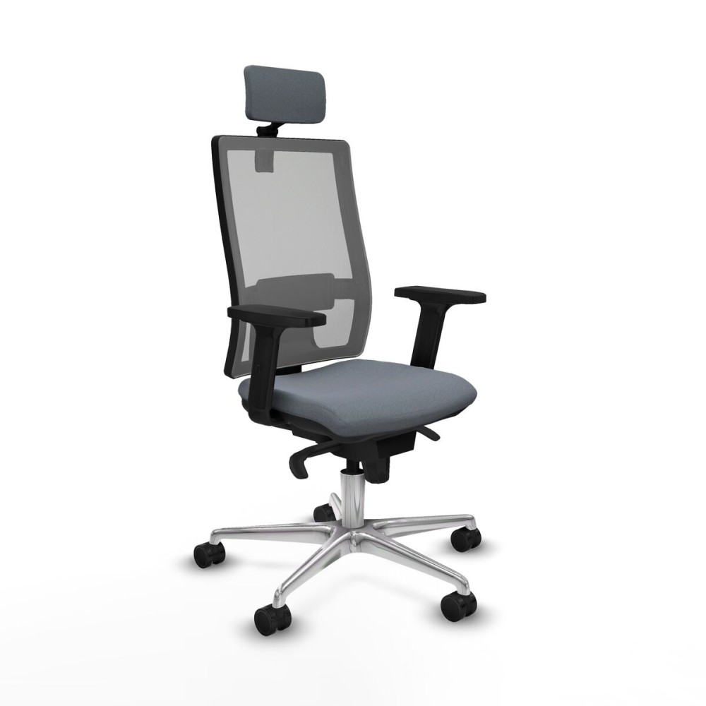 Office Chair with Headrest Piqueras y Crespo 2D086N2 Grey