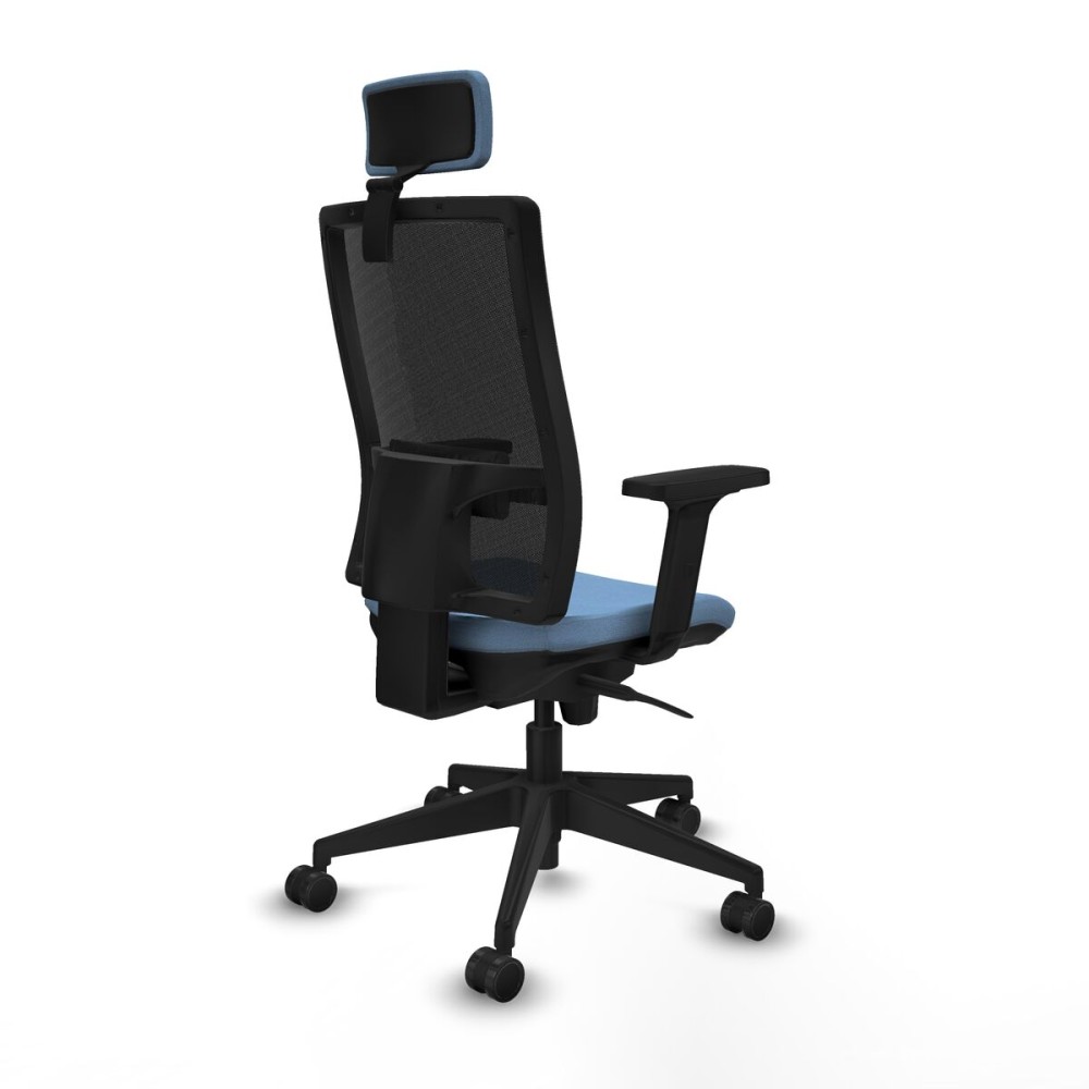 Office Chair with Headrest Piqueras y Crespo 2D066N2 Sky blue