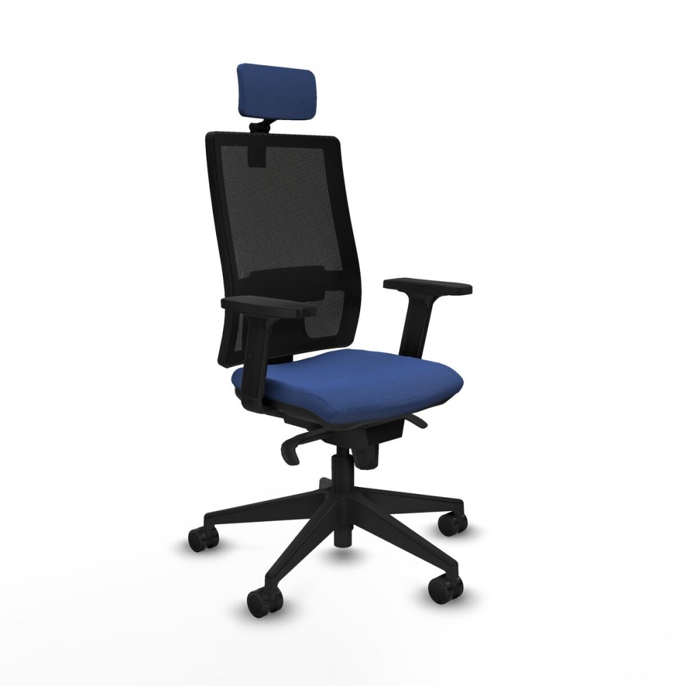 Office Chair with Headrest Piqueras y Crespo 2D066N2 Navy Blue