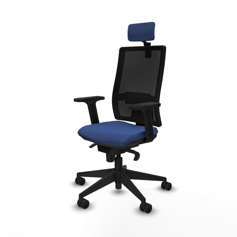 Office Chair with Headrest Piqueras y Crespo 2D066N2 Navy Blue