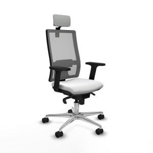 Office Chair with Headrest Piqueras y Crespo 2D086N2 White