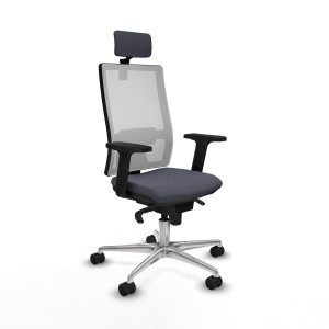 Bürostuhl mit Kopfstütze Piqueras y Crespo 2D086N2 Dunkelgrau